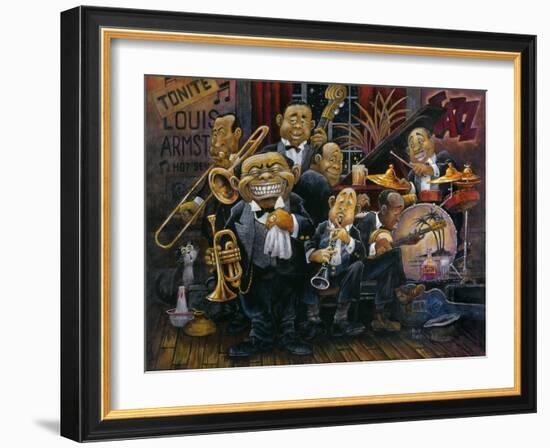 Satchmo-Bill Bell-Framed Giclee Print