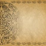 Mayan Calendar On Old Stone-Sateda-Photographic Print