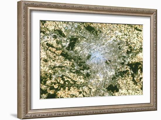 Satellite Image of Paris-PLANETOBSERVER-Framed Photographic Print