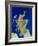 Satellite Image of Scotland-PLANETOBSERVER-Framed Photographic Print