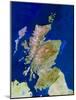 Satellite Image of Scotland-PLANETOBSERVER-Mounted Photographic Print