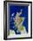 Satellite Image of Scotland-PLANETOBSERVER-Framed Photographic Print