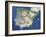 Satellite Image of Spain And Portugal-PLANETOBSERVER-Framed Photographic Print