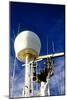 Satellite Receiver on Board the Golar Petrograde-David Parker-Mounted Photographic Print