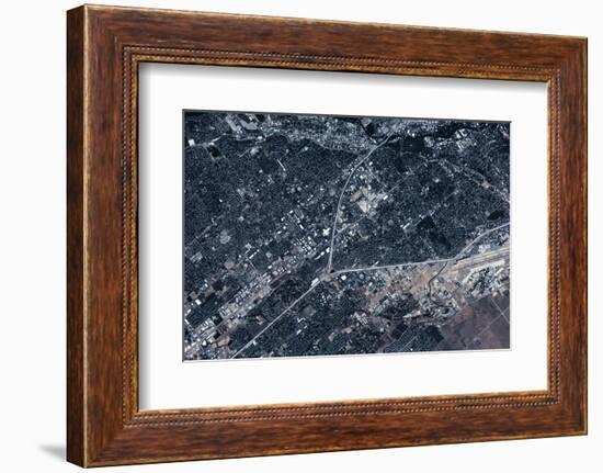 Satellite view of Boise, Idaho, USA-null-Framed Photographic Print