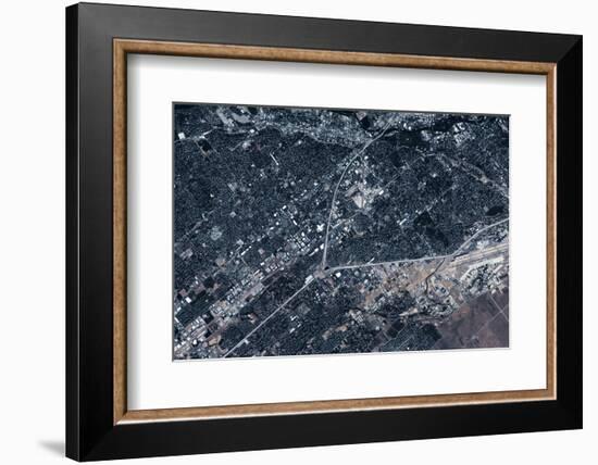 Satellite view of Boise, Idaho, USA-null-Framed Photographic Print