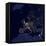 Satellite View of City Lights in Several European and Nordic Cities-null-Framed Premier Image Canvas