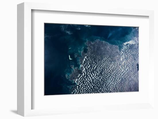 Satellite view of clouds over Drysdale River, Western Australia, Australia-null-Framed Photographic Print