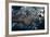 Satellite view of clouds over French Guiana Region-null-Framed Photographic Print