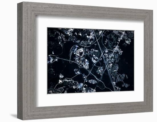 Satellite view of Disneyworld, Orlando, Florida, USA-null-Framed Photographic Print