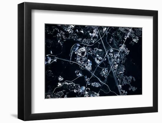 Satellite view of Disneyworld, Orlando, Florida, USA-null-Framed Photographic Print