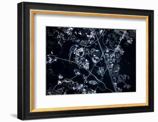 Satellite view of Disneyworld, Orlando, Florida, USA-null-Framed Photographic Print