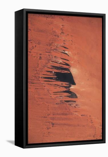 Satellite view of Ennedi Desert, Chad-null-Framed Premier Image Canvas