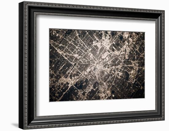 Satellite view of Houston, Texas, USA-null-Framed Photographic Print