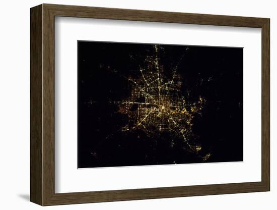 Satellite view of Houston, Texas, USA-null-Framed Photographic Print