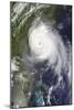 Satellite View of Hurricane Arthur-null-Mounted Photographic Print