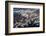 Satellite view of mountain range, The Himalayas, Punjab, Pakistan-null-Framed Photographic Print