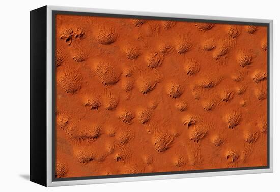 Satellite view of Murzuk Desert, Libya-null-Framed Premier Image Canvas