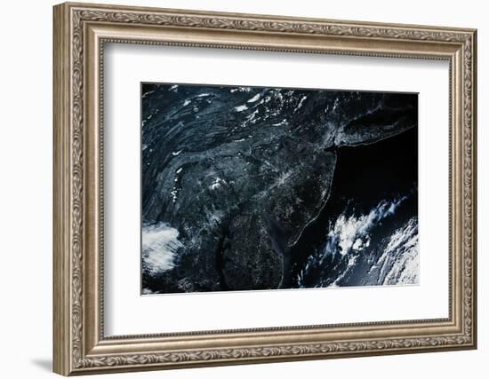 Satellite view of New Jersey, USA-null-Framed Photographic Print