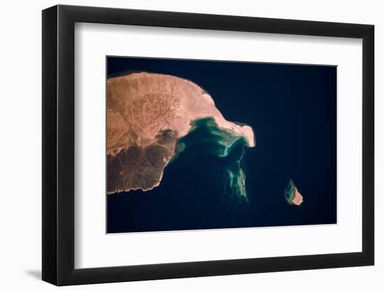 Satellite view of Qesm Shlatin, Red Sea Governorate, Egypt-null-Framed Photographic Print