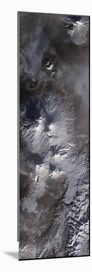 Satellite View of Russia's Kamchatka Peninsula-null-Mounted Photographic Print
