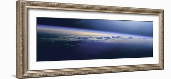 Satellite View of the Earth-null-Framed Photographic Print