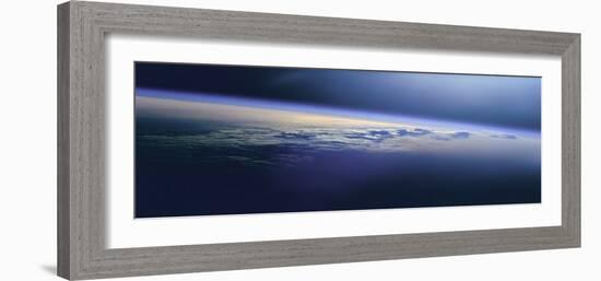 Satellite View of the Earth-null-Framed Photographic Print