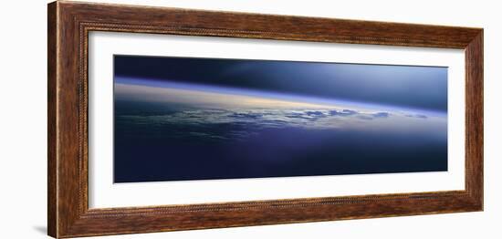 Satellite View of the Earth-null-Framed Photographic Print