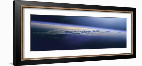 Satellite View of the Earth-null-Framed Photographic Print