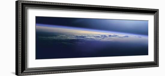 Satellite View of the Earth-null-Framed Photographic Print