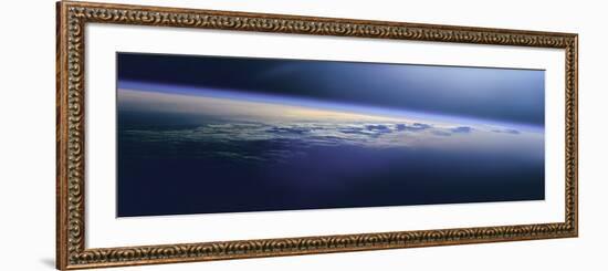 Satellite View of the Earth-null-Framed Photographic Print