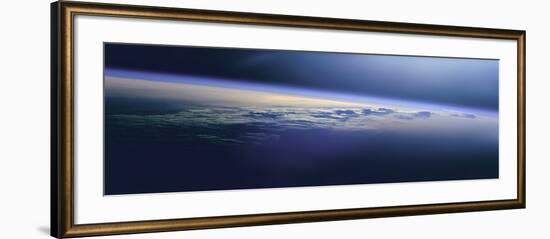 Satellite View of the Earth-null-Framed Photographic Print