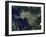 Satellite View of the Frasier River, British Columbia, Canada-Stocktrek Images-Framed Photographic Print