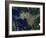 Satellite View of the Frasier River, British Columbia, Canada-Stocktrek Images-Framed Photographic Print