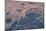 Satellite view of wet sand on riverbed, Ha'il Province, Saudi Arabia-null-Mounted Photographic Print