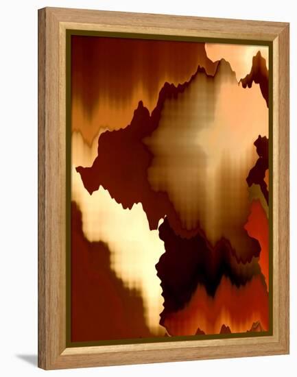 Satiny Red One-Ruth Palmer-Framed Stretched Canvas