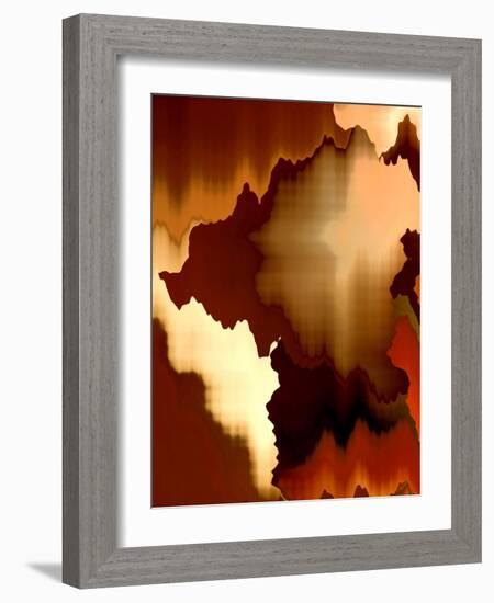 Satiny Red One-Ruth Palmer-Framed Art Print