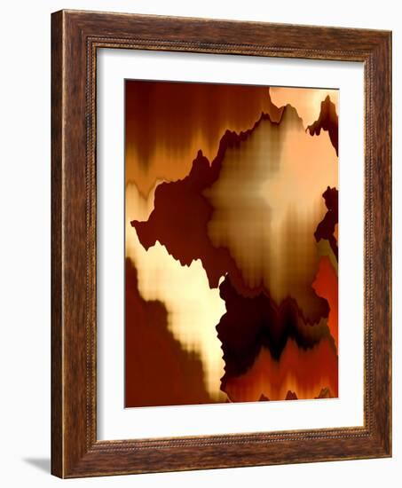 Satiny Red One-Ruth Palmer-Framed Art Print