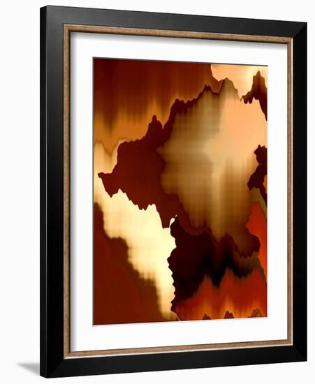 Satiny Red One-Ruth Palmer-Framed Art Print