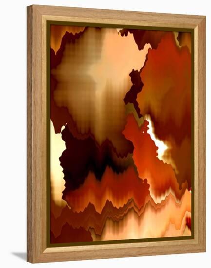 Satiny Red Two-Ruth Palmer-Framed Stretched Canvas