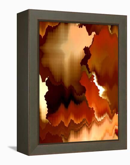 Satiny Red Two-Ruth Palmer-Framed Stretched Canvas