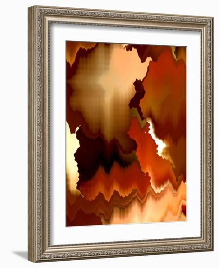 Satiny Red Two-Ruth Palmer-Framed Art Print