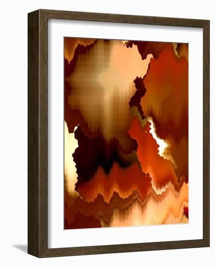 Satiny Red Two-Ruth Palmer-Framed Art Print