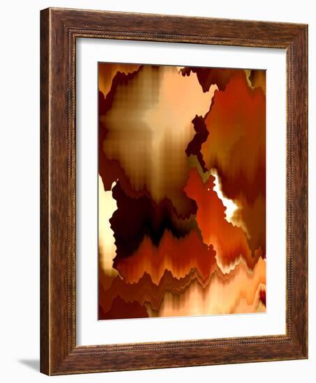 Satiny Red Two-Ruth Palmer-Framed Art Print