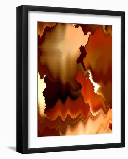 Satiny Red Two-Ruth Palmer-Framed Art Print