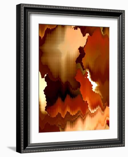 Satiny Red Two-Ruth Palmer-Framed Art Print