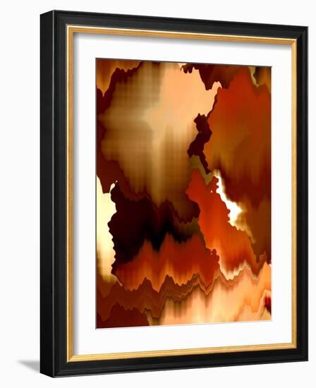 Satiny Red Two-Ruth Palmer-Framed Art Print