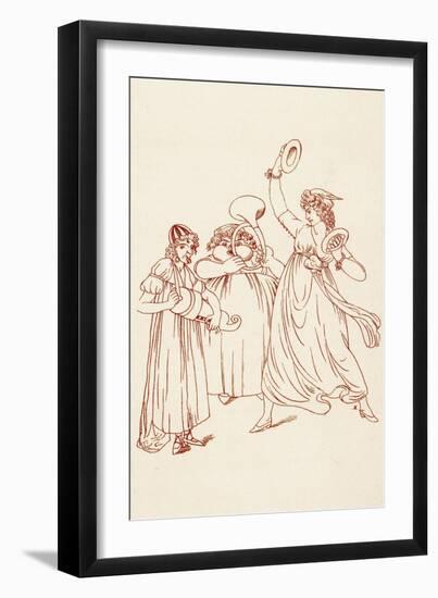 Satire on Amateur Musicians,1799-null-Framed Art Print