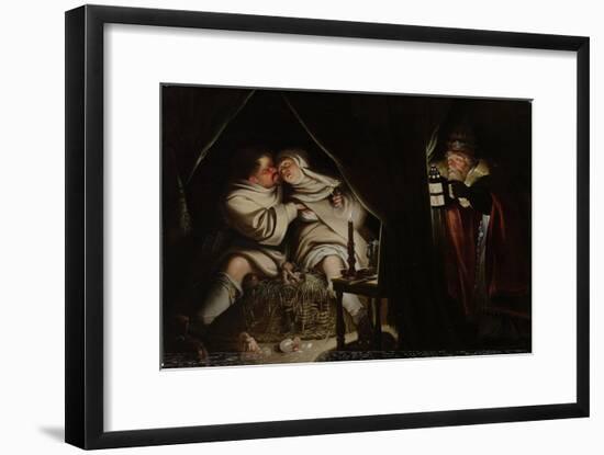 Satire on Celibacy-null-Framed Art Print