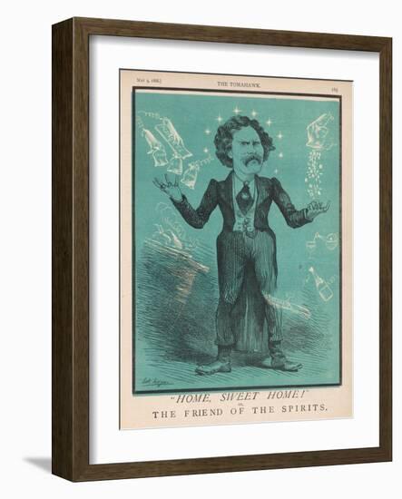 Satire on D D Home Spirit Medium-Matt Morgan-Framed Art Print